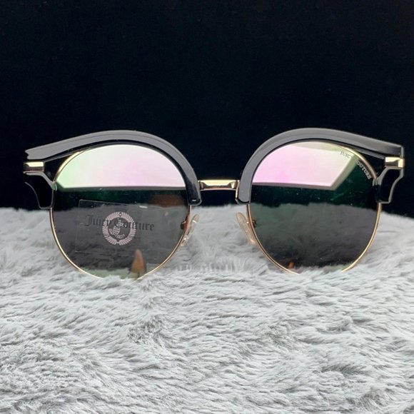 Juicy Couture Black/Gold Cat Eye Sunglasses NWT SG109 - Picture 4 of 11